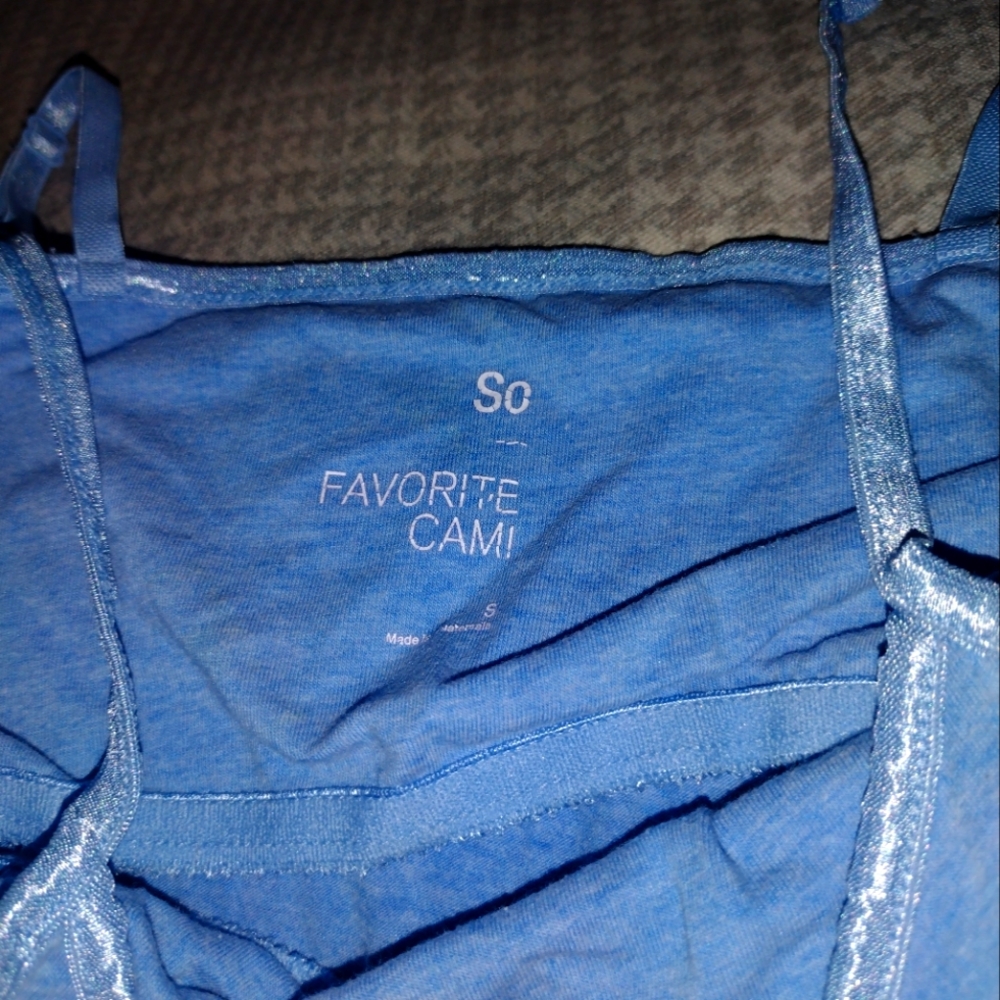 So Blue Cami Top